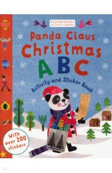 Panda Claus Christmas ABC Activity & Sticker Book Bloomsbury - фото 1