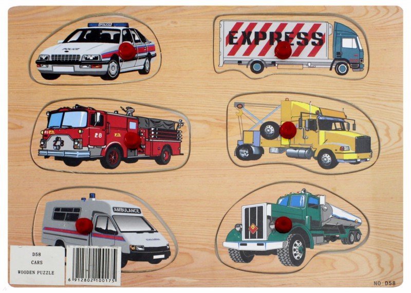 Иллюстрация 1 из 5 для Машинки (D58) | Лабиринт - игрушки. Источник: Лабиринт