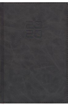 

Ежедневник датированный на 2020 год (А5, 176 листов, черный) (50095)