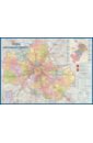 Карта настенная Москва и Московская область карта настенная москва и московская область 1 43х1 02 м кн87