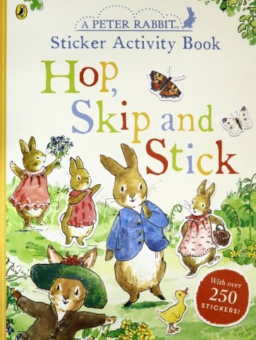 Peter Rabbit Hop, Skip, Stick Sticker Activity