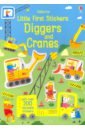 цена Watson Hannah Little First Stickers. Diggers and Cranes