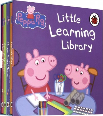 Peppa Pigs Little Learning Library (4-book set)