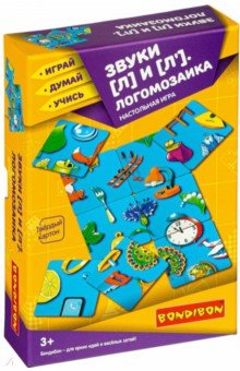 

Игра настольная "Логомозаика. Звуки [Л] и [Л']" (ВВ3917)