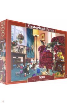 Puzzle-500 Непослушные котята