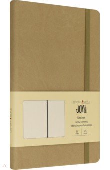 

Блокнот "Joy Book. Бежевый" (96 листов, А5, клетка, искусственная кожа) (БДБК5963010)
