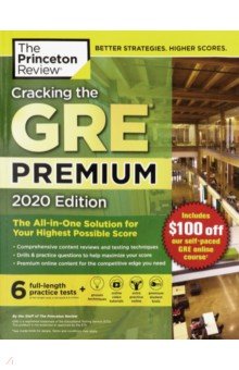 Cracking the GRE Premium Edition with 6 Practice Tests, 2020