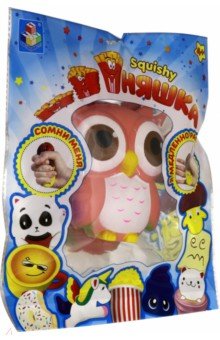 Игрушка-антистресс Мммняшка squishy, Сова большие глаза.