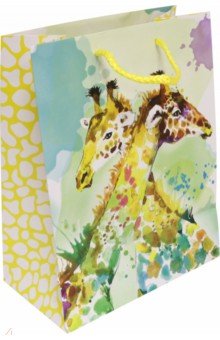 Пакет бумажный (17.8х22.9х9.8см) Жирафы (81251).