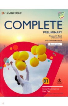 Обложка книги Complete. Preliminary. Second Edition. Student's Book with Answers with Online Workbook, Heyderman Emma, May Peter
