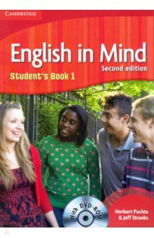 Обложка книги English in Mind Level 1 Student's Book with DVD-ROM, Puchta Herbert, Stranks Jeff