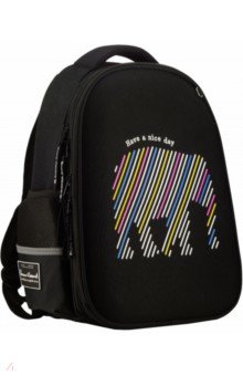 Купить Рюкзак-облегченная капсула, черный, с эргономичной спинкой Слон (12-001-072/01), Bruno Visconti, Ранцы и рюкзаки для начальной школы