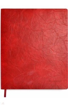 Записная книжка (80 листов, А4+), ЛИНКОЛЬН, красный, мягкий (52899) Феникс+ - фото 1