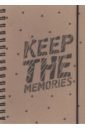 Блокнот воспоминаний Keep the memories (64 листа, А5)