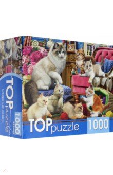 Puzzle-1000 Озорные котята (ХТП1000-2158).