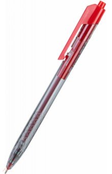 Ручка шариковая автоматическая красная 0
