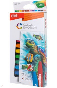 Пастель масляная 12 цветов Color Emotion (EC20100).