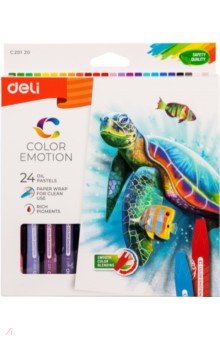 Пастель масляная 24 цвета Color Emotion (EC20120).