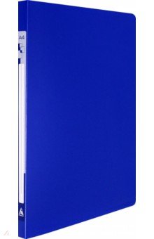 Папка с металлическим зажимом (A4, пластиковая, синий), PZ05CBLUE.