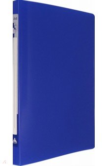Папка для документов с металлическим пружинным скоросшивателем, A4, пластик, синий (PZ05PBLUE).