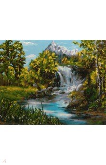 

Рисование по номерам "Таёжный водопад", 40х50 см (А112)