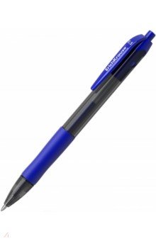 Ручка гелевая автоматическая ErichKrause® Smart-Gel, цвет чернил синий, резиновый грип (152597).