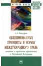 Максуров Алексей Анатольевич Общепризнанные принципы и нормы международного права. Понятие и проблемы применения в РФ