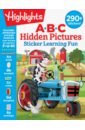 alphabet sticker ABC Hidden Pictures Sticker Learning Fun