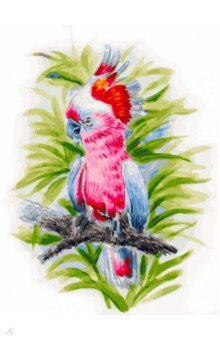 

Живопись на холсте "Розовый попугай", 30х40 см (361-AS)