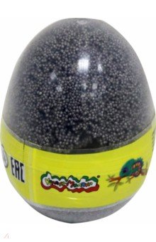 Пластилин шариковый, в яйце, черный, 150 мл. (ПШМКМЯ-Ч).