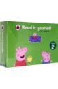 Peppa Pig. Read it yourself with Ladybird Tuck Box Set. Level 2 first words with peppa level 1 box set