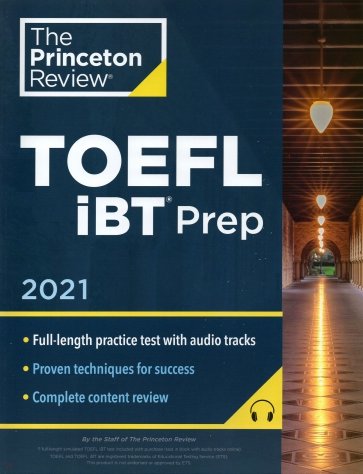 Princeton Review TOEFL iBT Prep with Audio CD, 2021