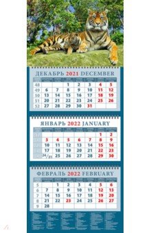 Zakazat.ru: Календарь квартальный на 2022 год Год тигра. Тигрица с тигренком (14213).