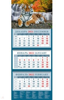 Zakazat.ru: Календарь квартальный на 2022 год Год тигра. Отдых у воды (14219).