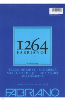Альбом для смешанных техник 1264 MIX MEDIA, А4, 30 листов.