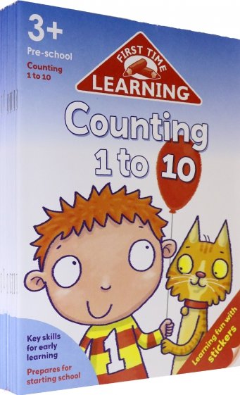 First Time Learning 3+ Pack - 8 workbooks