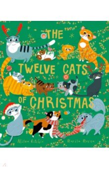 The Twelve Cats of Christmas, Simon & Schuster UK, Первые книги малыша на английском языке  - купить со скидкой