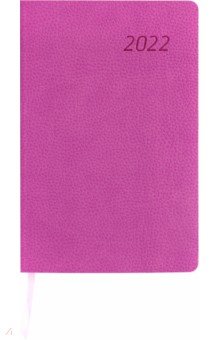 Ежедневник датированный 2022 Stylish, розовый, 168 листов, А5.