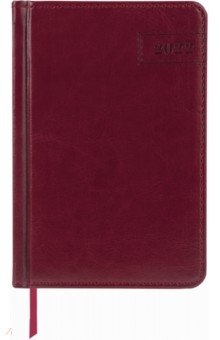 

Ежедневник датированный на 2022 год, Imperial, А6, 168 листов, бордовый