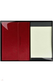 Ежедневник-органайзер недатированный + 2 блока, 96 листов, А5+, красный.