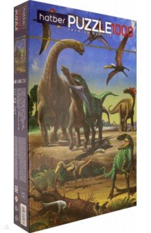 Купить Puzzle-1000 Эра динозавров, Хатбер, Пазлы (1000 элементов)