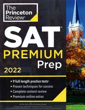 Princeton Review SAT Premium Prep, 2022