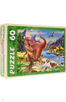 Puzzle-60. Мир динозавров №24.