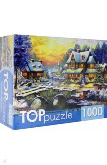 Puzzle-1000. Зимняя деревня.