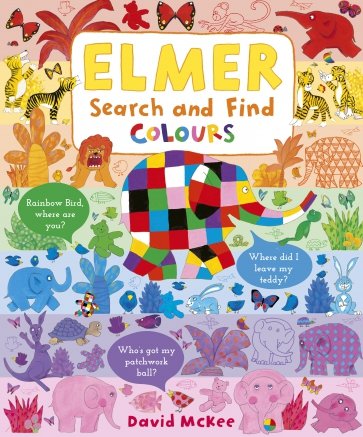 Elmer Search and Find Colours