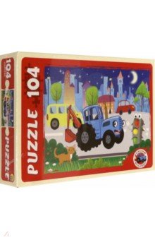 

Puzzle-104 Синий трактор №15
