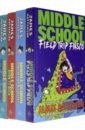 Patterson James, Chatterton Martin, Tebbetts Chris Middle School. 4 Book Collection Set patterson james tebbetts chris how i survived bullies broccoli and snake hill