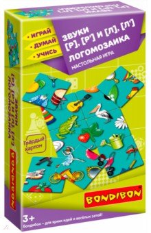 

Игра настольная Логомозаика. Звуки [Р],[Р'] и [Л],[Л']