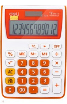 Калькулятор настольный, 12-разрядный, оранжевый