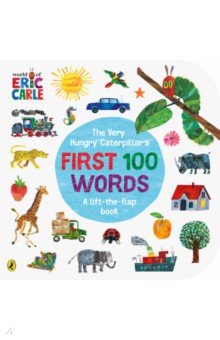 Купить The Very Hungry Caterpillar's First 100 Words, Puffin, Первые книги малыша на английском языке